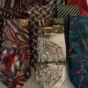 Vintage necktie lot of 10